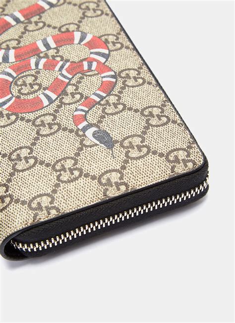 gucci snake print jacket|gucci snake wallet price.